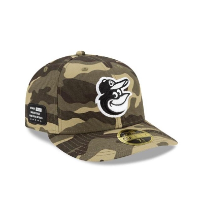 Sapca New Era Baltimore Orioles MLB Armed Forces Weekend Low Profile 59FIFTY Fitted - Verzi